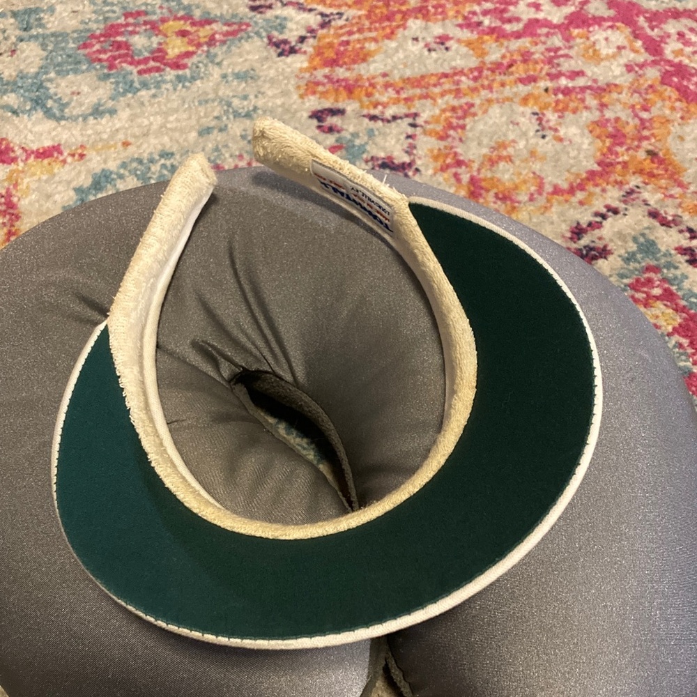 Women's White Towntalk Vintage Sun Visor - Picture 4 of 4